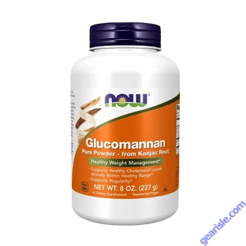NOW Glucomannan Pure Powder front view