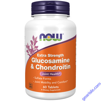 NOW Foods Glucosamine & Chondroitin Extra Strength 60 Tablets