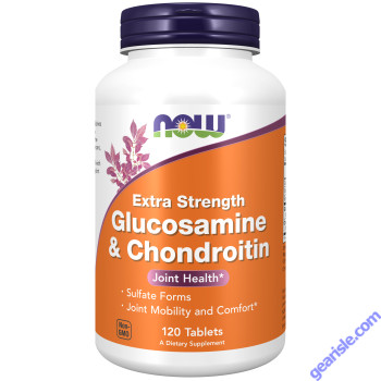 NOW Foods Glucosamine & Chondroitin Extra Strength 120 Tablets