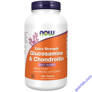 NOW Foods Glucosamine & Chondroitin Extra Strength 240 Tablets