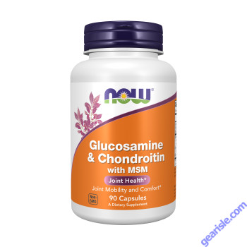 NOW Foods Glucosamine & Chondroitin with MSM 90 Veg Capsules