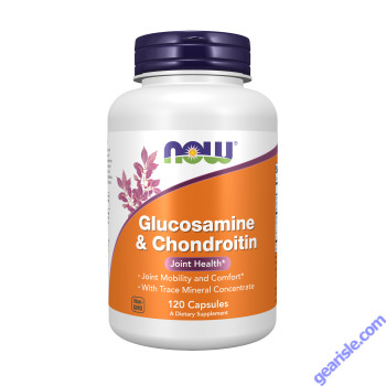 NOW Foods Glucosamine & Chondroitin with Trace Minerals 120 Caps