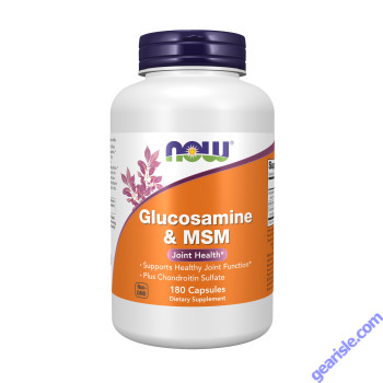 NOW Foods Glucosamine & MSM 180 Capsules