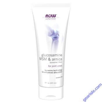 NOW Foods Glucosamine MSM & Arnica Liposome Lotion 8 fl oz