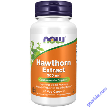 NOW Foods Hawthorn Extract 300mg 90 Veg Capsules