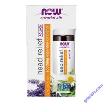 NOW Foods Head Relief Essential Oil Blend Roll-On 10mL