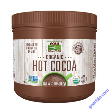 NOW Foods Hot Cocoa Organic 14 oz.