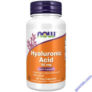 NOW Foods Hyaluronic Acid 50mg 60 Veg Capsules
