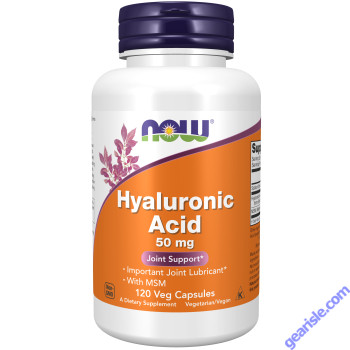 NOW Foods Hyaluronic Acid 50mg 120 Veg Capsules