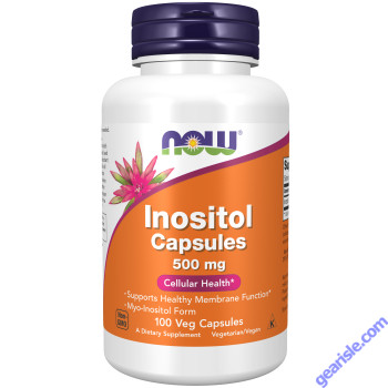 NOW Foods Inositol 500mg 100 Veg Capsules