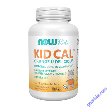 NOW Foods Kid Cal 100 Chewables