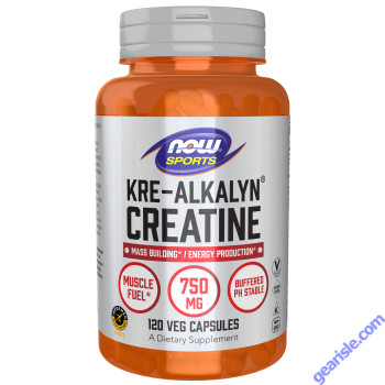 NOW Foods Kre-Alkalyn Creatine 120 Veg Capsules