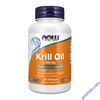 NOW Foods Krill Oil 500mg 120 Softgels