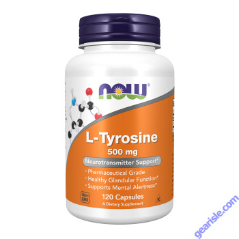 NOW Foods L-Tyrosine 500mg 120 Capsules