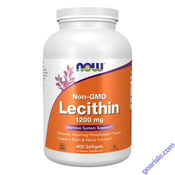 NOW Foods Lecithin 1200mg 400 Softgels