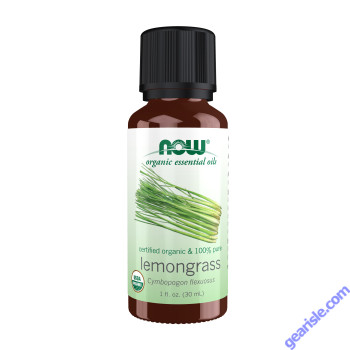 NOW Foods Lemongrass Oil Organic 1 fl oz