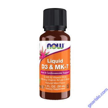 NOW Foods Liquid D-3 & MK-7 1 fl oz
