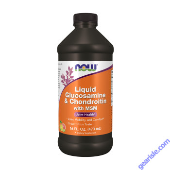 NOW Foods Liquid Glucosamine & Chondroitin with MSM 16 fl oz