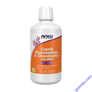 NOW Foods Liquid Glucosamine & Chondroitin with MSM 32 fl oz