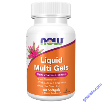 NOW Foods Liquid Multi Gels 60 Softgels