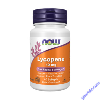 NOW Foods Lycopene 10mg 60 Softgels