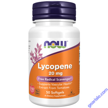 NOW Foods Lycopene 20mg 50 Softgels