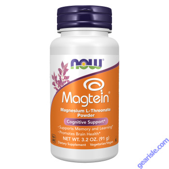 NOW Foods Magtein Powder 3.2 oz 91g