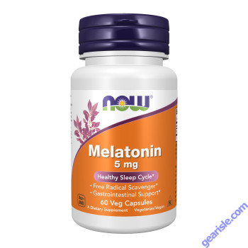 NOW Foods Melatonin 5mg 60 Veg Capsules