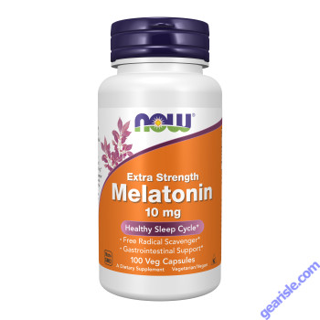 NOW Foods Melatonin Extra Strength 10mg 100 Veg Capsules