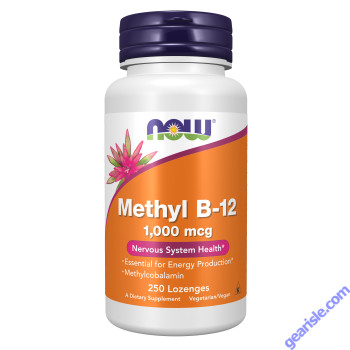 NOW Foods Methyl B-12 1000mcg 250 Lozenges