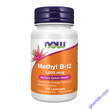 NOW Foods Methyl B-12 1000mcg 100 Lozenges