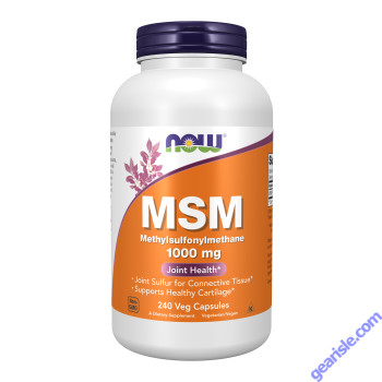 NOW Foods MSM 1000mg 240 Veg Capsules