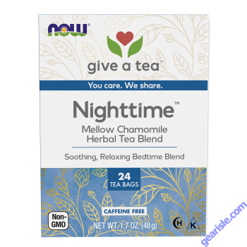 NOW Foods Nighttime Tea 24 Tea Bags