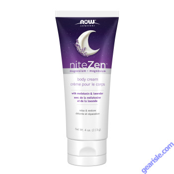 NOW Foods NiteZen Magnesium Body Cream 4 oz.