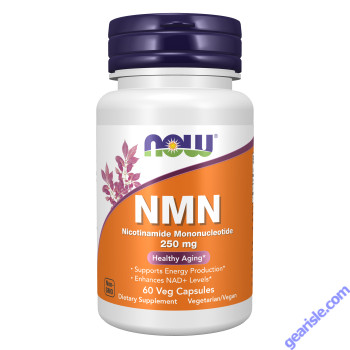NOW Foods NMN 250mg 60 Veg Capsules