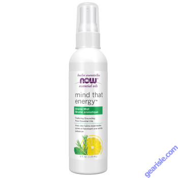 NOW Foods Mind That Energy Aroma Mist 4 fl oz 118ml