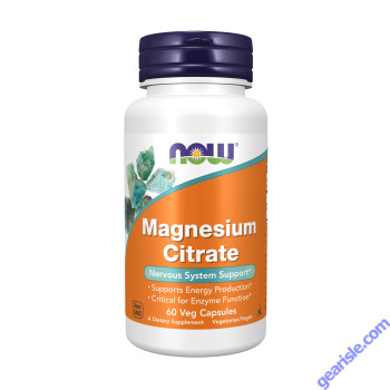 NOW Foods Magnesium Citrate 60 Veg Capsules