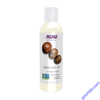 NOW Foods Shea Nut Oil Multipurpose Intense Moisturizing Oil for Skin Scalp and Hair 4 oz