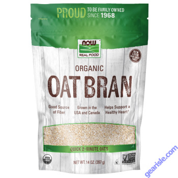 NOW Foods Oat Bran Organic 14 oz