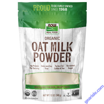 NOW Foods Oat Milk Powder Organic 12 oz.