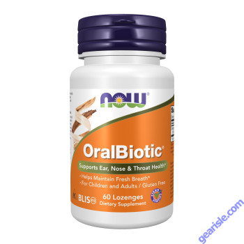 NOW Foods OralBiotic 60 Lozenges