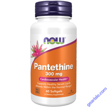 NOW Foods Pantethine 300mg 60 Softgels
