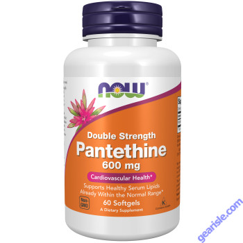 NOW Foods Pantethine 600mg 60 Softgels