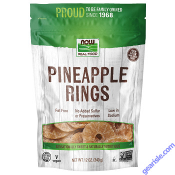 NOW Foods Pineapple Rings 12 oz.