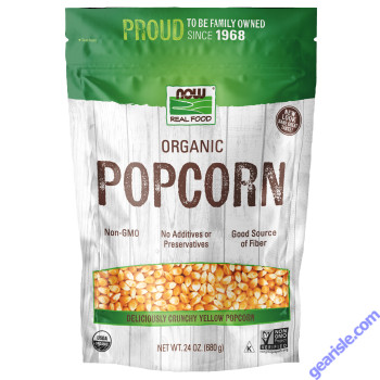 NOW Foods Popcorn Organic 24 oz.