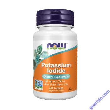 NOW Foods Potassium Iodide 30mg Short-Term Use 60 Tablets