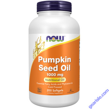 NOW Foods Pumpkin Seed Oil 1000mg 200 Softgels