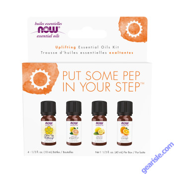 NOW Foods Put Some Pep in Your Step Essential Oils Kit