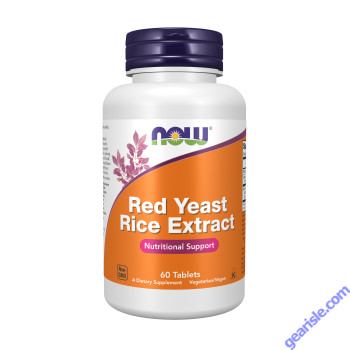 NOW Foods Red Yeast Rice 1200mg 60 Tablets
