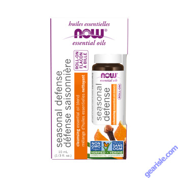 NOW Foods Seasonal Defense Essential Oil Blend Roll-On 10mL